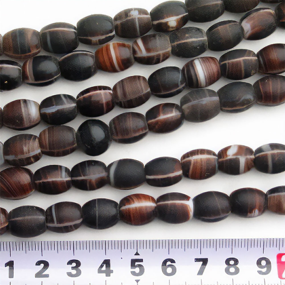 西アフリカ茶ビーズ