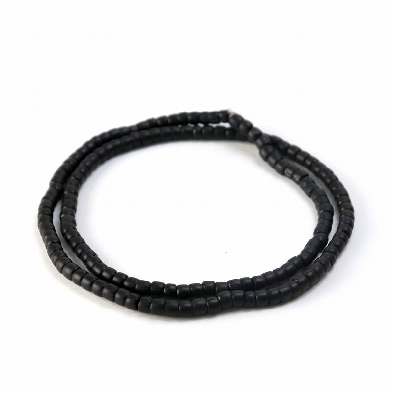 トゥルカナビーズ 60CM 黒