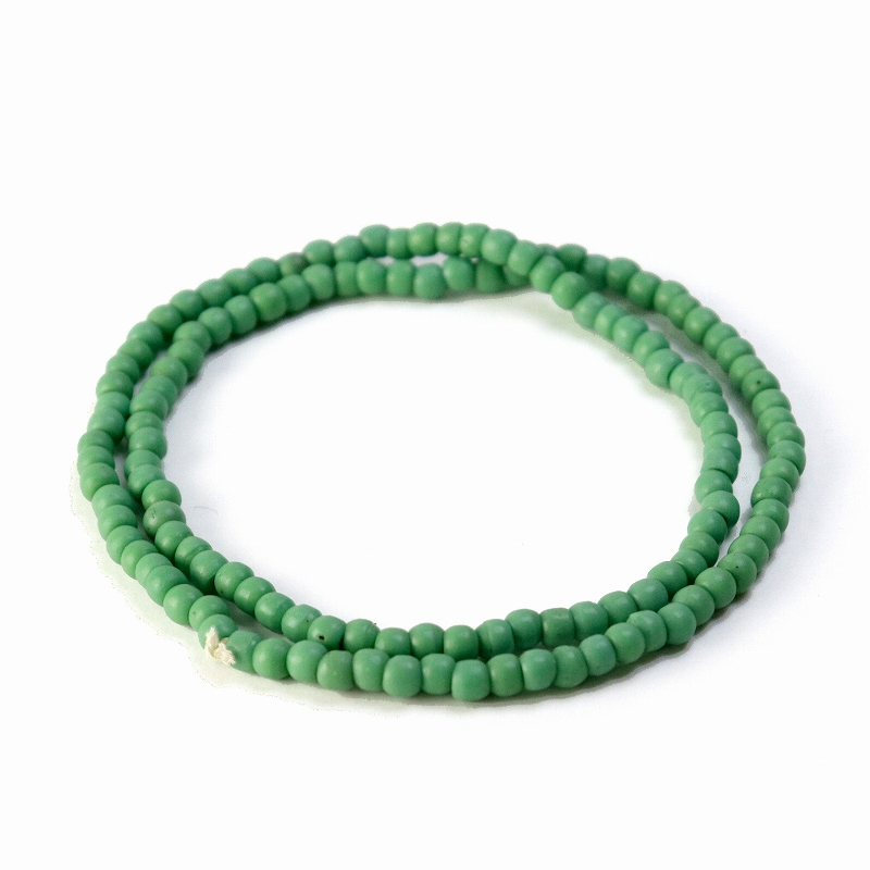 トゥルカナビーズ 60CM 緑