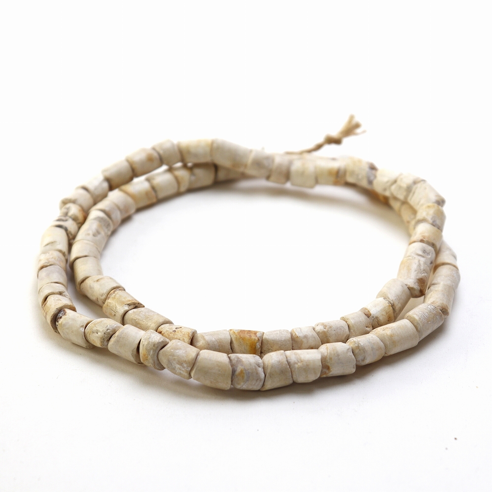 マリ石ビーズ 白