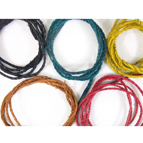 ラクダ革紐 撚り