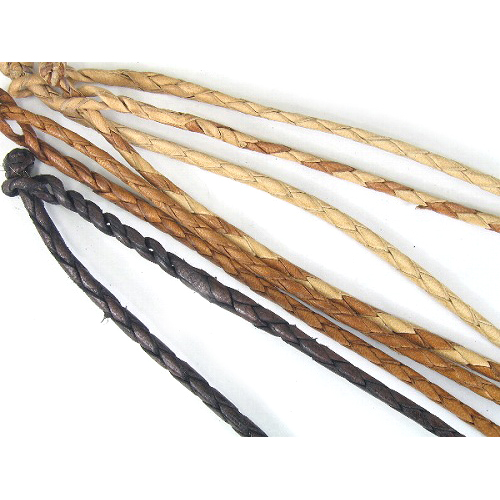 トゥアレグ皮編ネックレス シングル