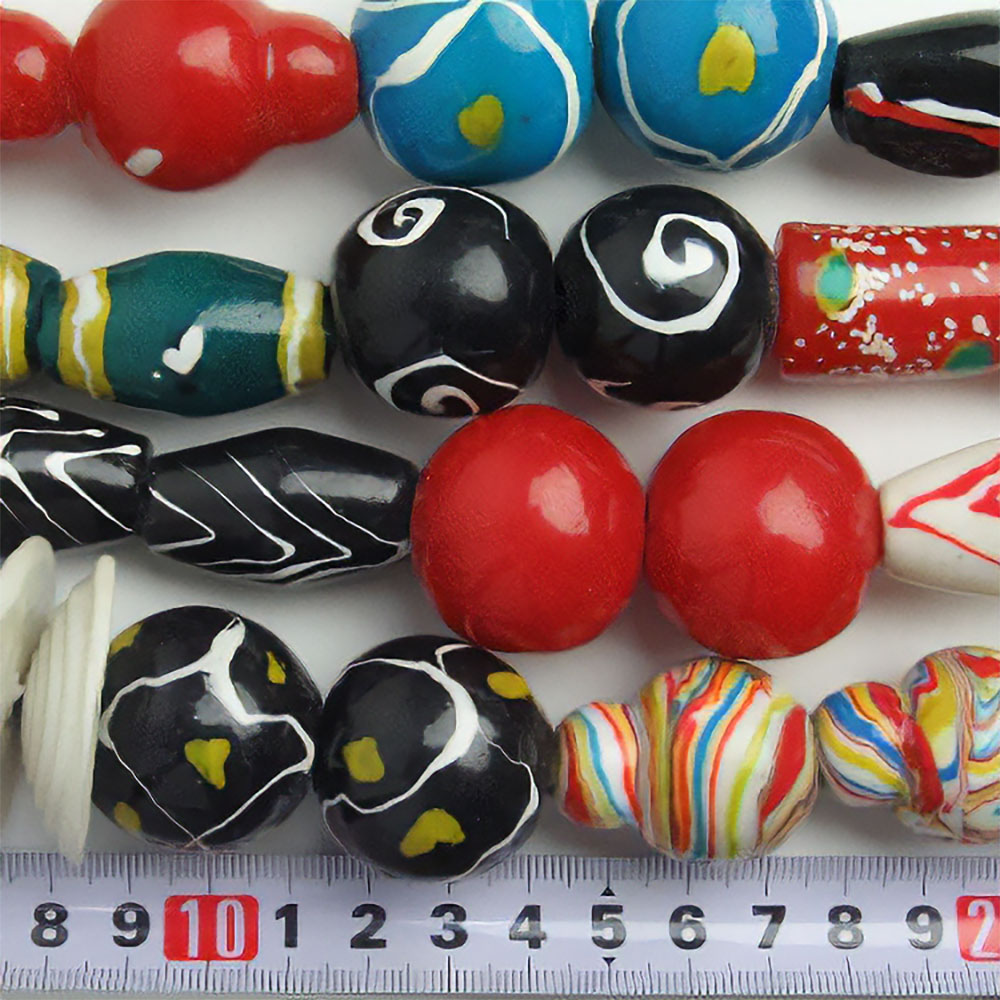 プラスチックビーズ特大 アソート バラ