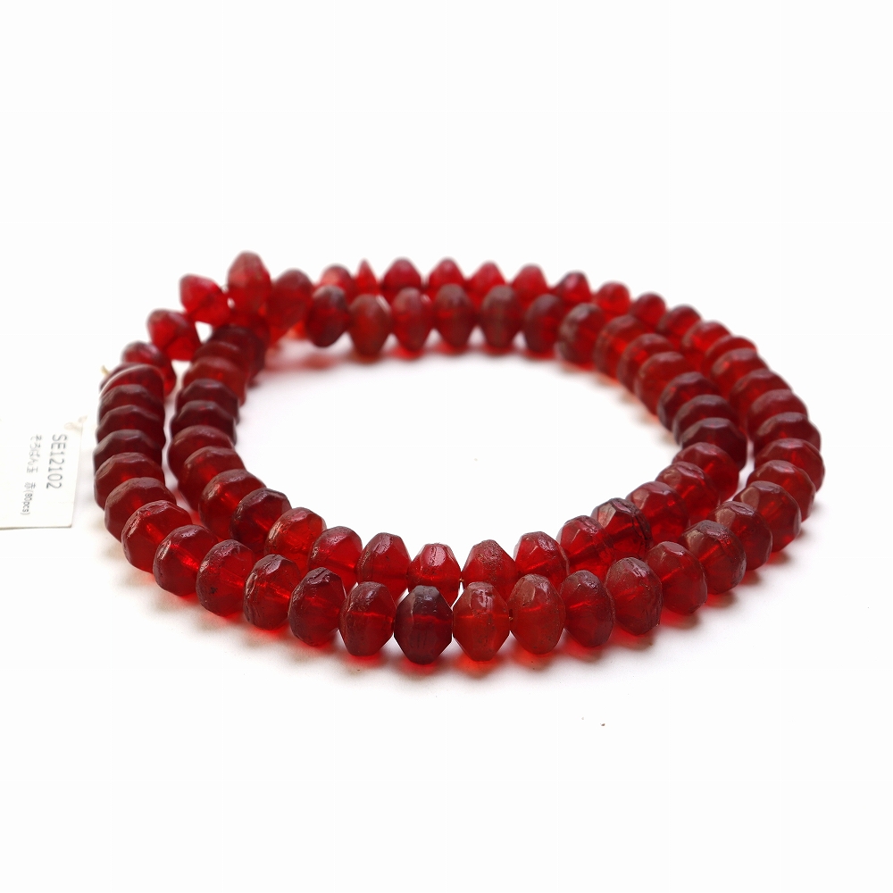 そろばん玉 赤 80PCS