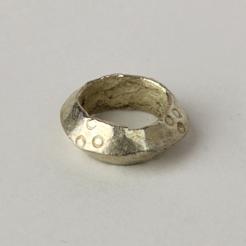 リングビーズ 中 ニッケル バラ1個