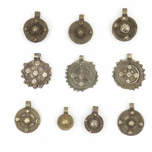 丸型アンティーク真鍮ペンダント