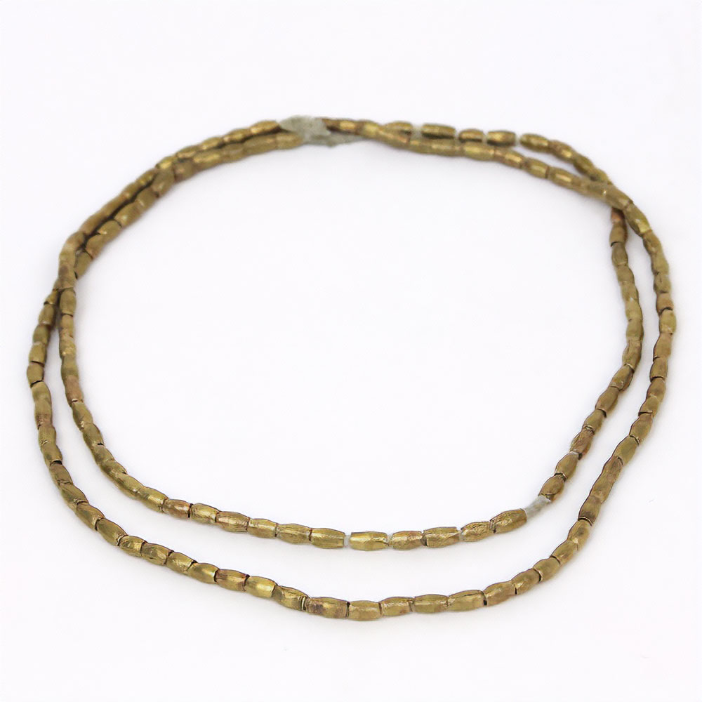 樽型真鍮ビーズ 中