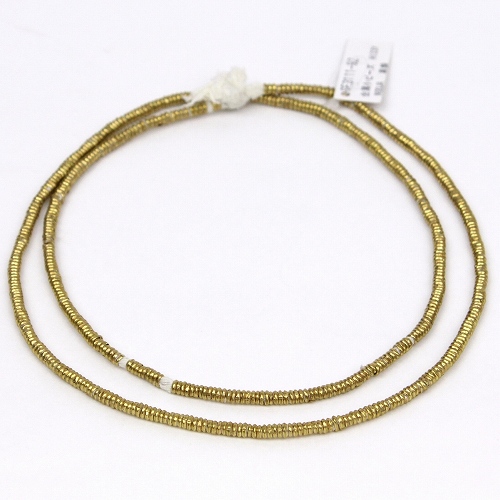 金属小ビーズ 真鍮 連(1x3mm)