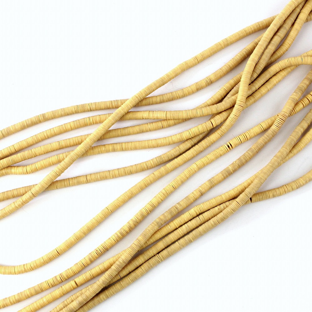 ココビーズ(小) 連 _01 黄単色