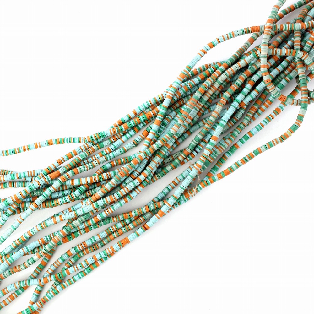 ココビーズ(極小) 連 _09 緑x水色MIX