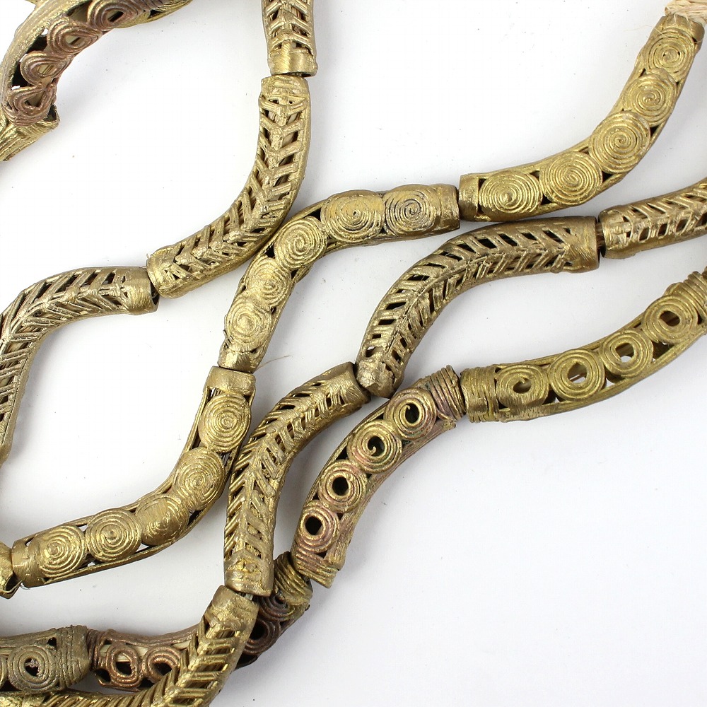 真鍮ビーズ(中) 連 _01 柄アソート