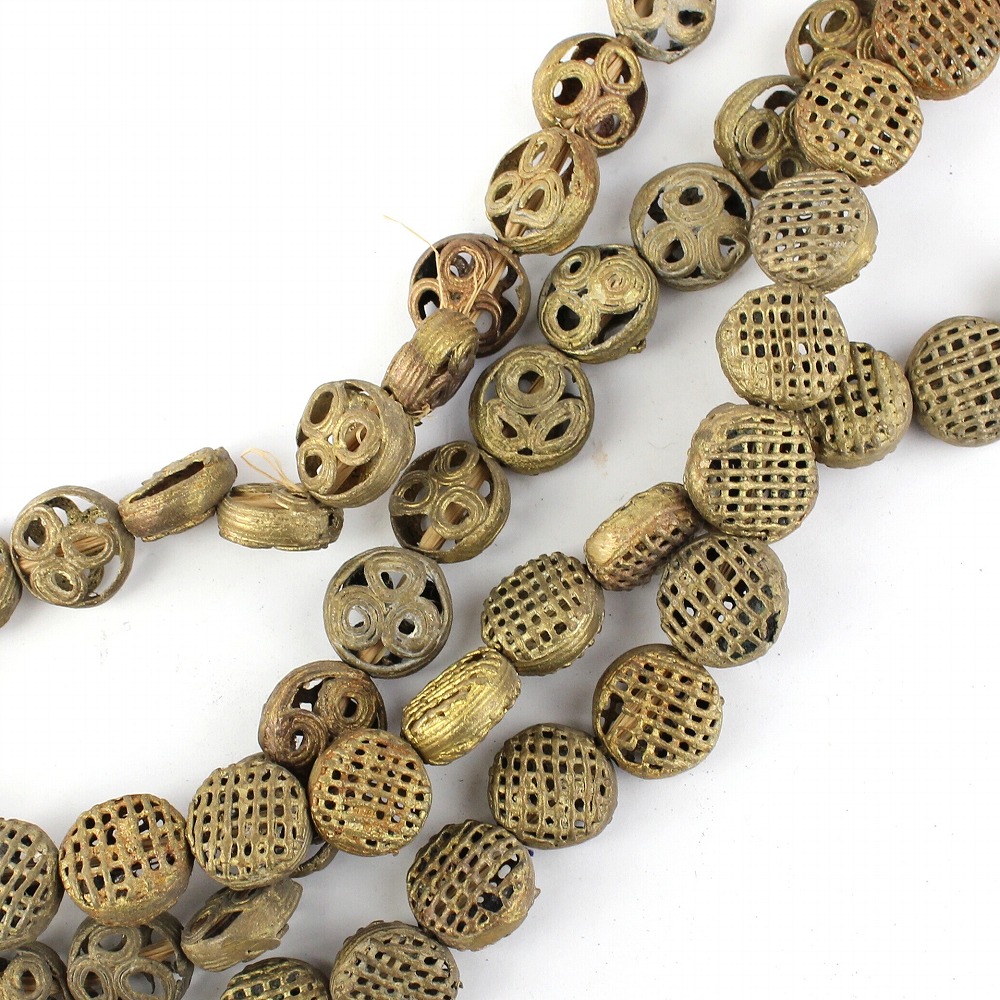 真鍮ビーズ(小) 連 _04 柄アソート
