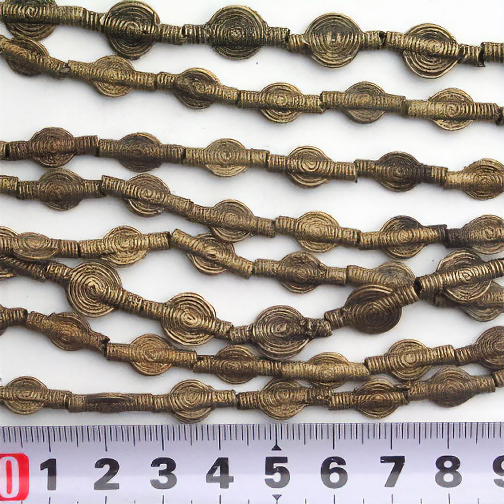 太陽型真鍮ビーズ小 バウレ