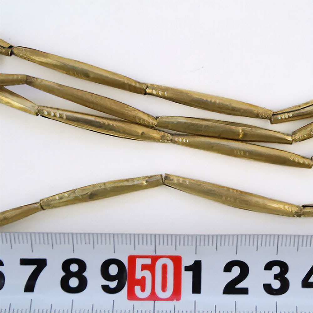 トゥアレグ金属ビーズ細長 軽