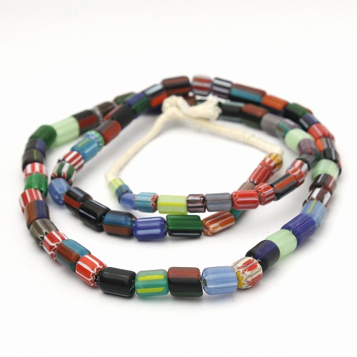 新シェブロン風ガラスビーズ