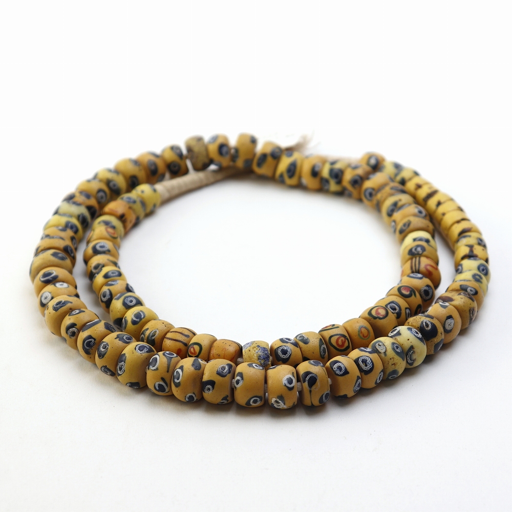 グルグルビーズ 黄色 一点物