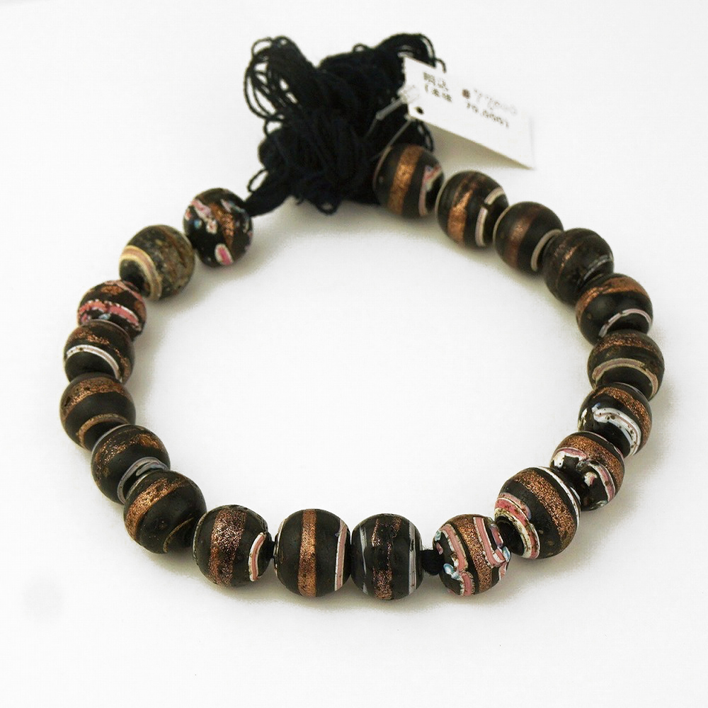 黒金ビーズ 一点物