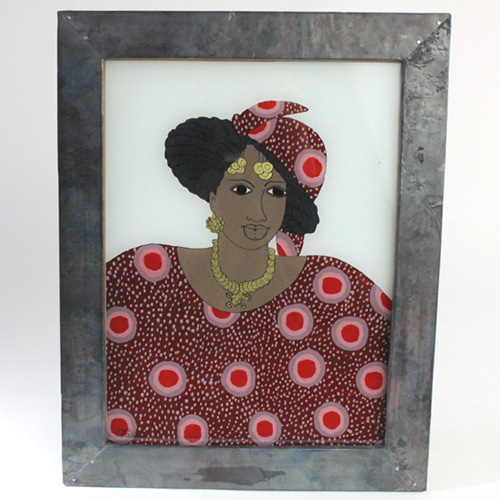 ガラス絵 30X40 A002 一点もの