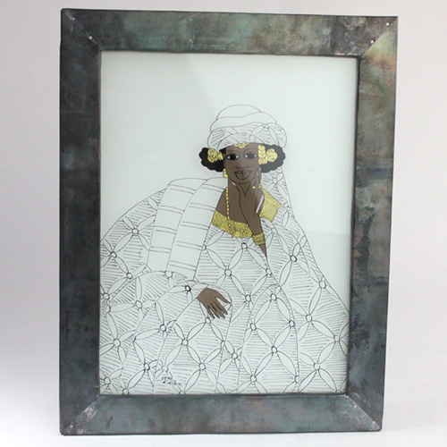 ガラス絵 30X40 A005 一点もの