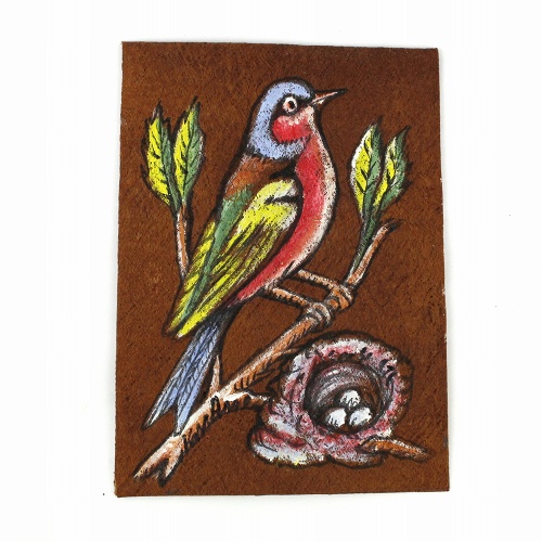 バーククロスペイント グリーティングカード 1601