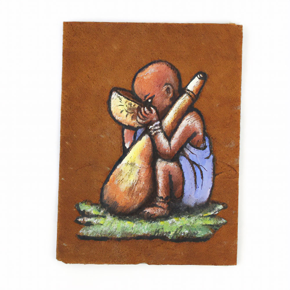 バーククロスペイント グリーティングカード 1602