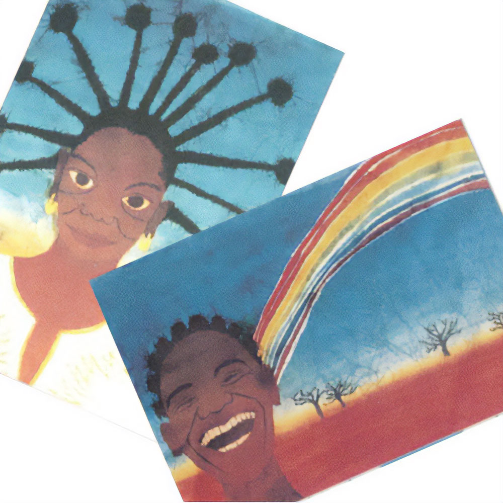 アフリカバティック/写真ポストカード 01-07