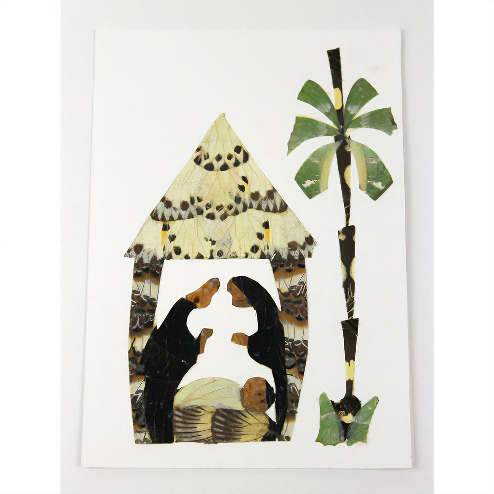 蝶ポストカード -A キリスト生誕 500円→300円