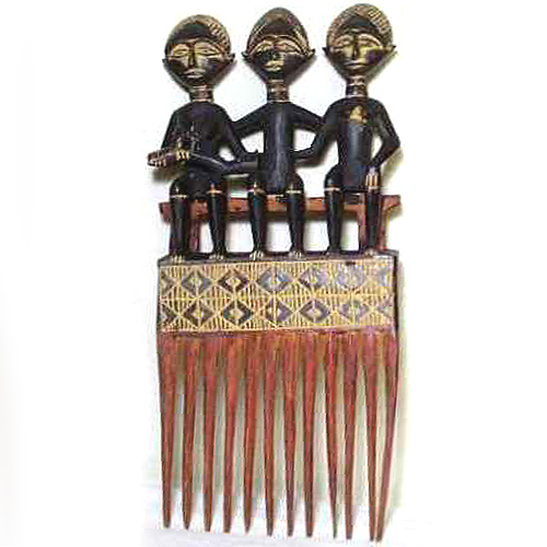 アクアバ3人座像くし