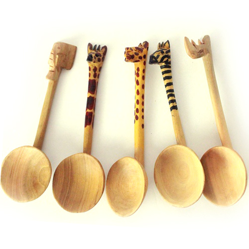 動物スプーン(丸)