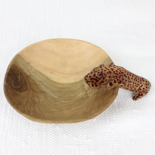 動物木皿 S ヒョウ