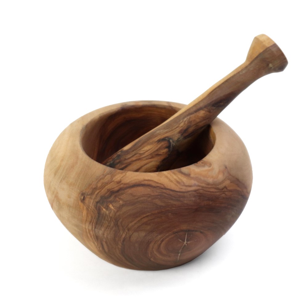 オリーブ木 すり鉢 12CM