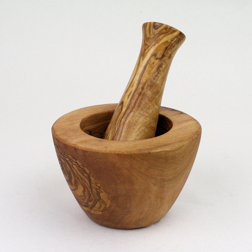 オリーブ木 すり鉢 10CM