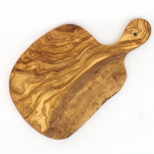 オリーブ木 まな板(カッティングボード) 持ち手付 33CM DECOUPE