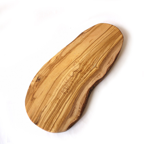 オリーブ木 まな板(カッティングボード)楕円 小