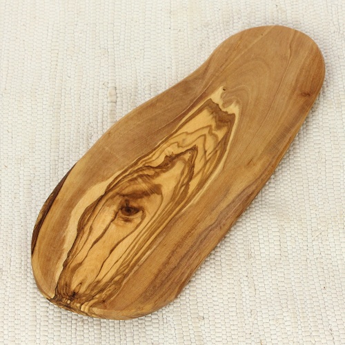 オリーブ木 まな板(カッティングボード)楕円 大