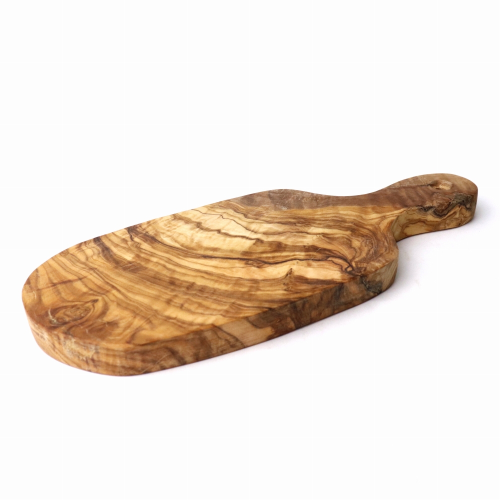 オリーブ木 細長カッティングボード28X12CM