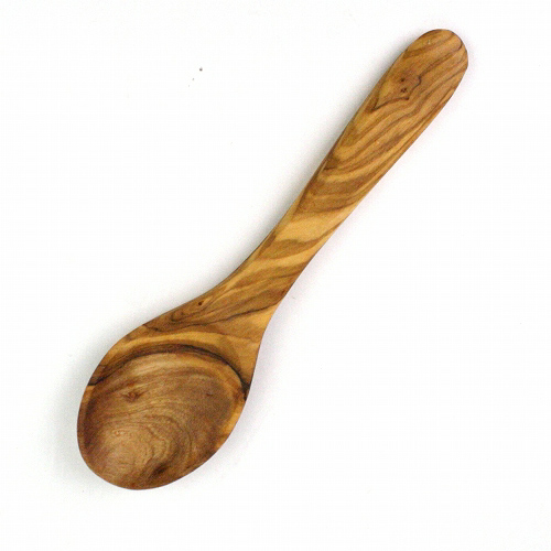 オリーブ木 スープ用スプーン