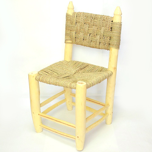 ドーム木椅子 背もたれ付特大40x40高さ90 送料別