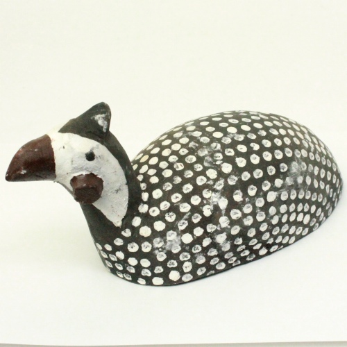 ほろほろ鳥 座り 大