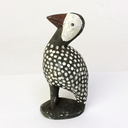 ほろほろ鳥 立ち 中