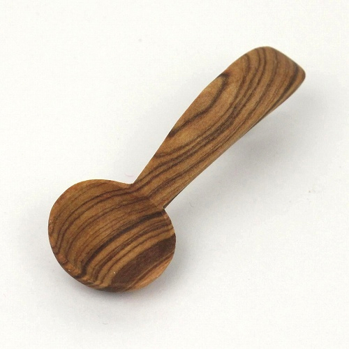 木製スプーン 丸 スパイス オリーブの木