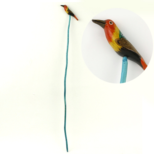 木製鳥ガーデンピック アフリカの鳥05