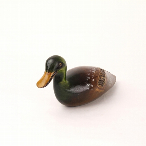 木製鳥 カモ