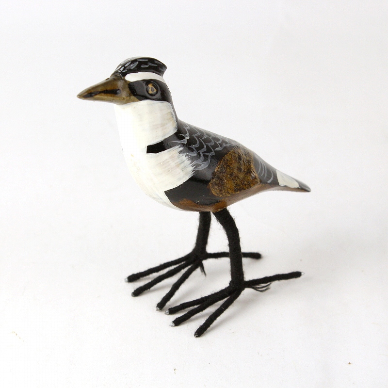 木製鳥 脚付き小 カワセミ