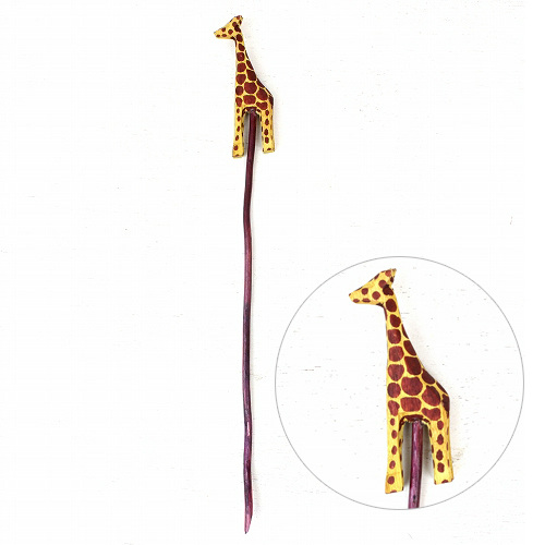 動物ガーデンスティック 40cm キリン