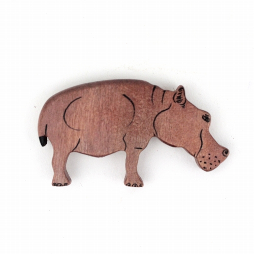 メル動物マグネット カバ