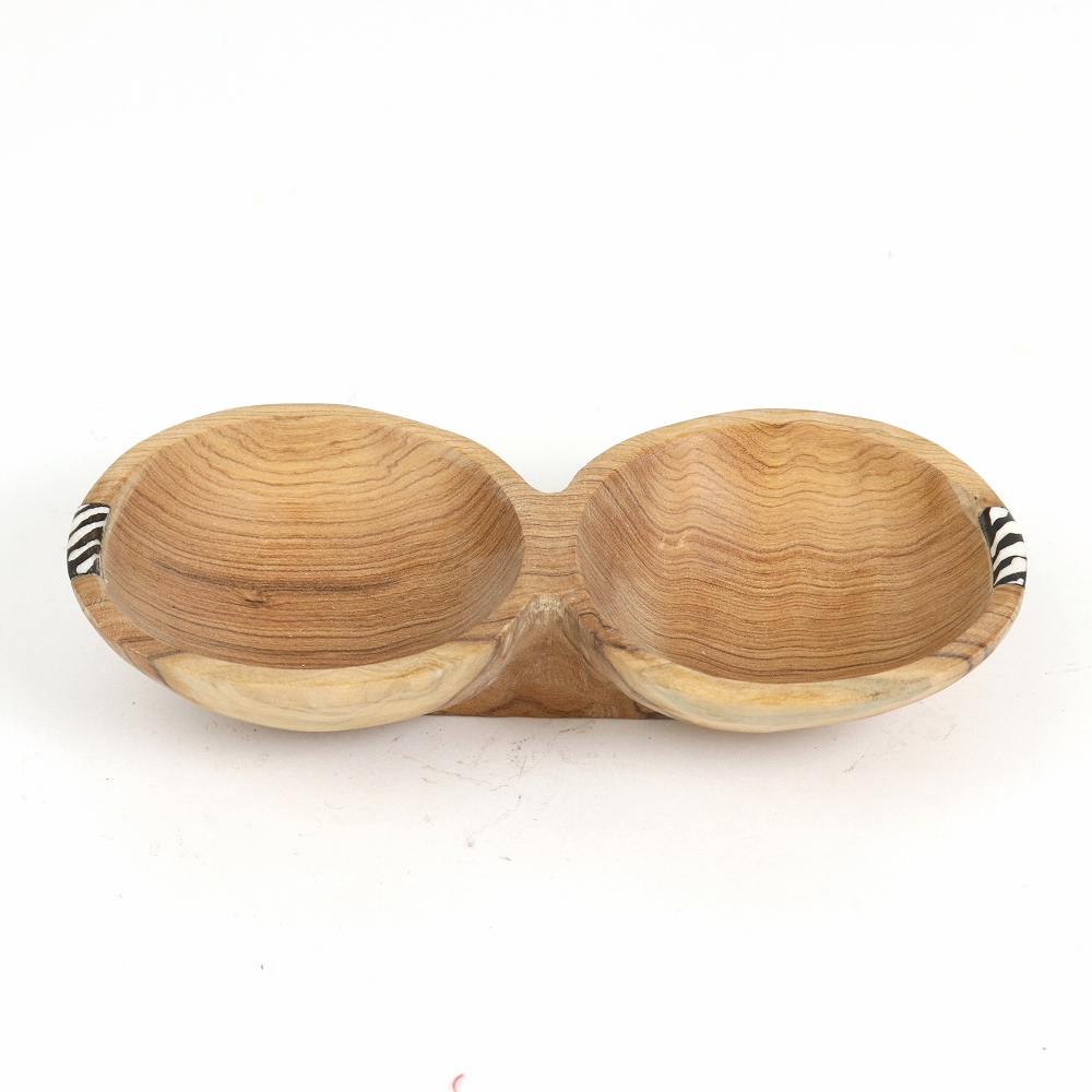 牛骨オリーブツインボウル キベラフンディ 中