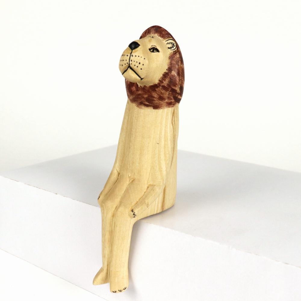 メル動物 すわり ライオン ナチュラル