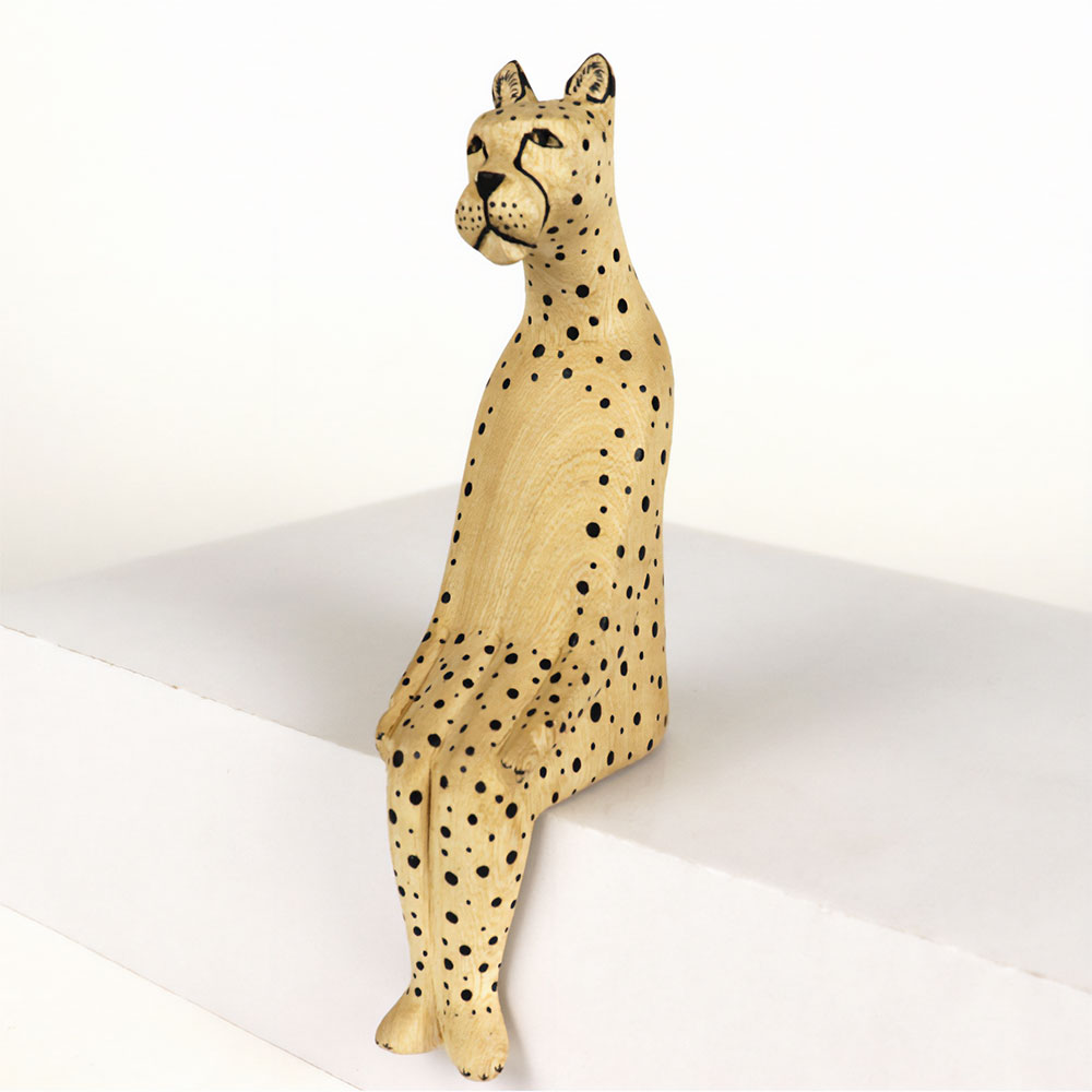 メル動物 すわり チーター ナチュラル