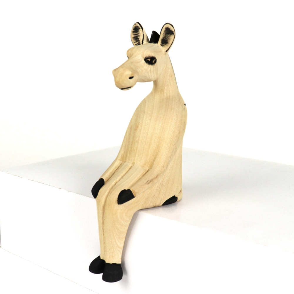 メル動物 すわり ロバ ナチュラル